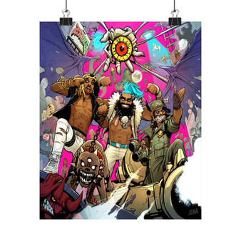 Flatbush Zombies Custom Silky Poster Satin Art Print Wall Home Decor