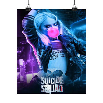 Harley Quinn Suicide Squad Art Custom Silky Poster Satin Art Print Wall Home Decor