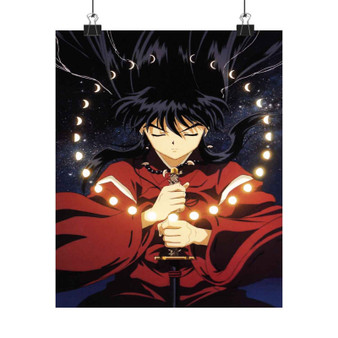 Inuyasha Art Custom Silky Poster Satin Art Print Wall Home Decor