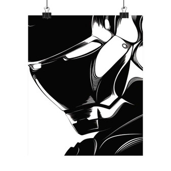 Iron Man Head Custom Silky Poster Satin Art Print Wall Home Decor