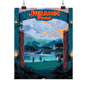 Jurassic Park Classic Custom Silky Poster Satin Art Print Wall Home Decor