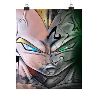 Majin Vegeta Dragon Ball Z Custom Silky Poster Satin Art Print Wall Home Decor