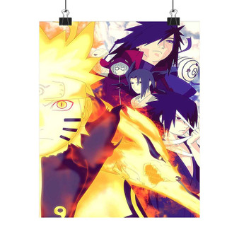 Naruto Shippuden New Custom Silky Poster Satin Art Print Wall Home Decor