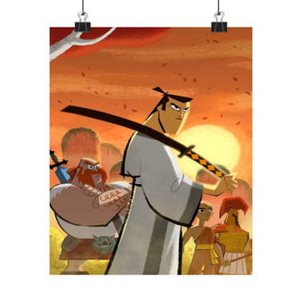 Samurai Jack Arts Custom Silky Poster Satin Art Print Wall Home Decor