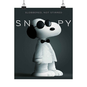 Snoopy Art Custom Silky Poster Satin Art Print Wall Home Decor