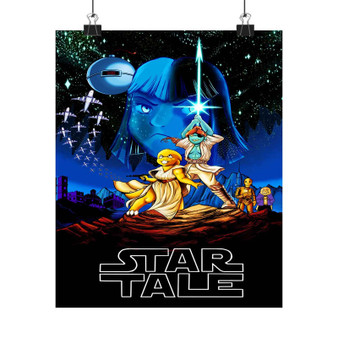 Starwars Undertale Custom Silky Poster Satin Art Print Wall Home Decor