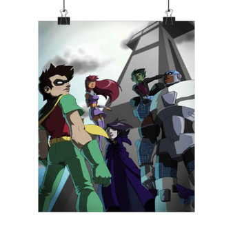 Teen Titans Go Custom Silky Poster Satin Art Print Wall Home Decor