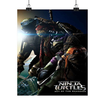 Teenage Mutant Ninja Turtles Out of the Shadows Art Custom Silky Poster Satin Art Print Wall Home Decor