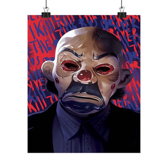 The Joker Clown Custom Silky Poster Satin Art Print Wall Home Decor
