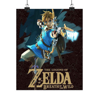 The Legend of Zelda Breath of the Wild Product Custom Silky Poster Satin Art Print Wall Home Decor