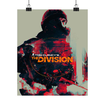 Tom Clancy s The Division Custom Silky Poster Satin Art Print Wall Home Decor