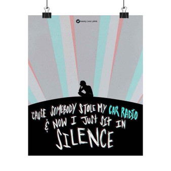 Twenty One Pilots Car Radio Custom Silky Poster Satin Art Print Wall Home Decor