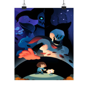 Undertale Product Custom Silky Poster Satin Art Print Wall Home Decor