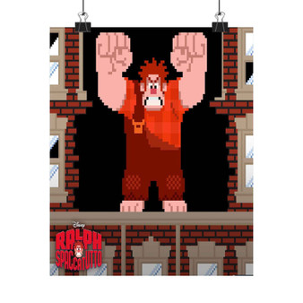 Wreck It Ralph Spaccatutto Custom Silky Poster Satin Art Print Wall Home Decor