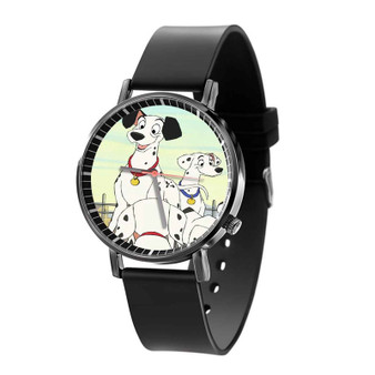 101 Dalmatians Disney Art Custom Quartz Watch Black Plastic With Gift Box
