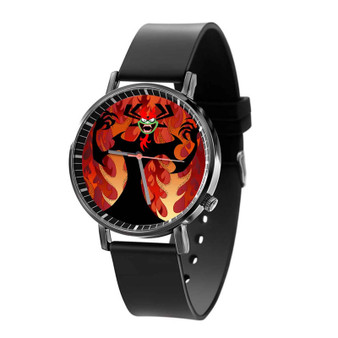 Aku Samurai Jack Custom Quartz Watch Black Plastic With Gift Box