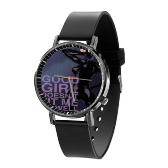 Catwoman Good Girl Custom Quartz Watch Black Plastic With Gift Box