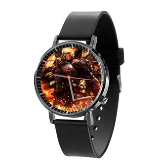 Deathstroke DC Comics Superhero Custom Quartz Watch Black Plastic With Gift Box