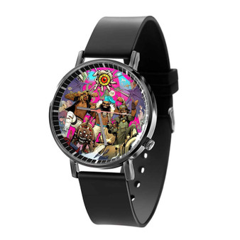 Flatbush Zombies Custom Quartz Watch Black Plastic With Gift Box