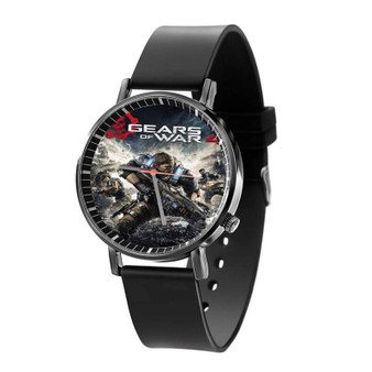 Gears of War Custom Quartz Watch Black Plastic With Gift Box