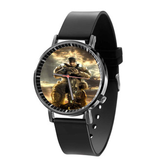 Gears Of War 4 Custom Quartz Watch Black Plastic With Gift Box
