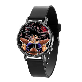 Goku Saiyan Dragon Ball Z Custom Quartz Watch Black Plastic With Gift Box