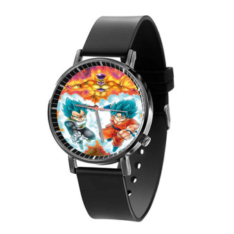 Goku Vegeta Freeza Dragon Ball Super Custom Quartz Watch Black Plastic With Gift Box