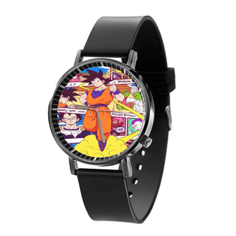 Goku With Kintoun Dragon Ball Z Custom Quartz Watch Black Plastic With Gift Box