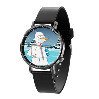 Homer Simpson Olaf Frozen Custom Quartz Watch Black Plastic With Gift Box