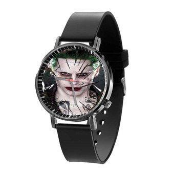 Joker Suicide Squad Custom Quartz Watch Black Plastic With Gift Box