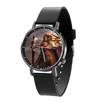 Leona League of Legends Custom Quartz Watch Black Plastic With Gift Box