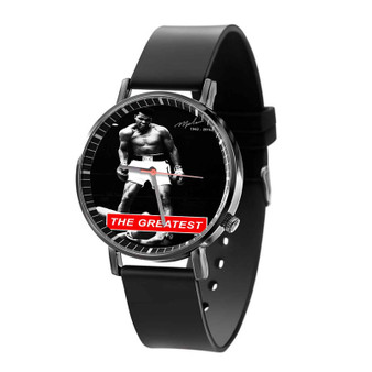 Muhammad Ali 1942 2016 Custom Quartz Watch Black Plastic With Gift Box