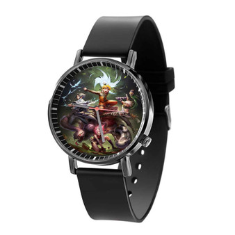 Naruto Shippuden Team 7 Custom Quartz Watch Black Plastic With Gift Box