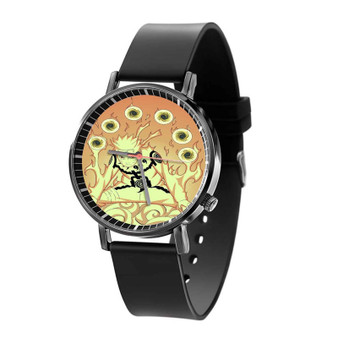 Naruto Uzumaki Custom Quartz Watch Black Plastic With Gift Box