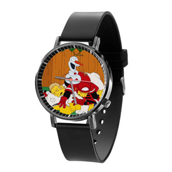 Olaf The Simpsons Custom Quartz Watch Black Plastic With Gift Box