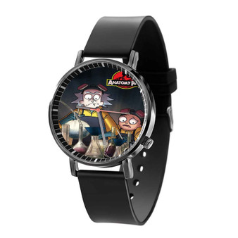 Rick and Morty Anatomy Park Product Custom Quartz Watch Black Plastic With Gift Box