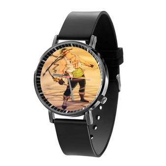 Roronoa Zoro One Piece Custom Quartz Watch Black Plastic With Gift Box