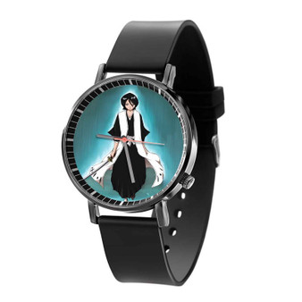 Rukia Kuchiki Bleach Custom Quartz Watch Black Plastic With Gift Box