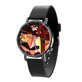 Ryuko Matoi Kill La Kill Custom Quartz Watch Black Plastic With Gift Box