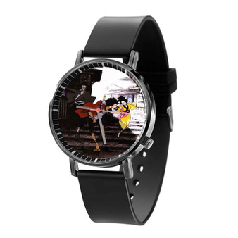 Samurai Champloo Art Custom Quartz Watch Black Plastic With Gift Box