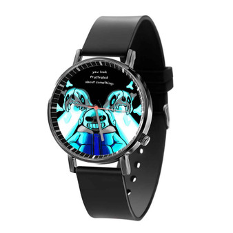Sans Undertale Art Custom Quartz Watch Black Plastic With Gift Box