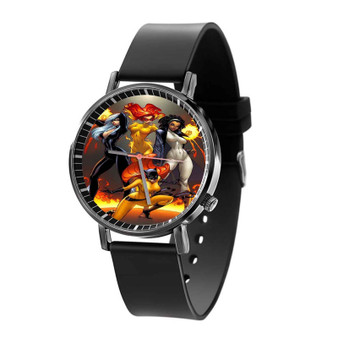 Sexy Marvel Villains Custom Quartz Watch Black Plastic With Gift Box