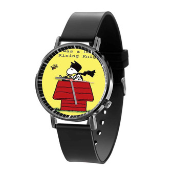 Snoopy Batman The Peanuts Custom Quartz Watch Black Plastic With Gift Box
