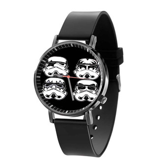Stormtroopers Kiss Band Custom Quartz Watch Black Plastic With Gift Box