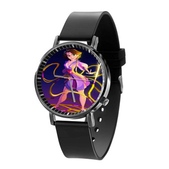 Tangled Rapunzel Star Wars Disney Custom Quartz Watch Black Plastic With Gift Box