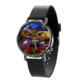 Teenage Mutant Ninja Turtles TMNT Custom Quartz Watch Black Plastic With Gift Box