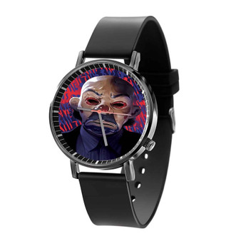 The Joker Clown Custom Quartz Watch Black Plastic With Gift Box