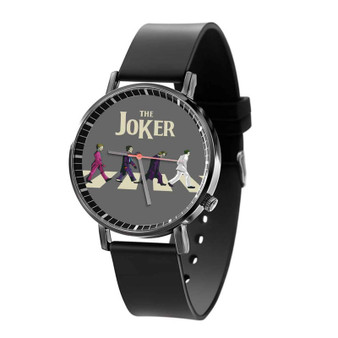 The Joker X The Beatles Custom Quartz Watch Black Plastic With Gift Box