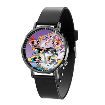The Powerpuff Girls Evil Mirror Custom Quartz Watch Black Plastic With Gift Box