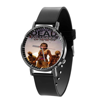 The Walking Dead Michonne Custom Quartz Watch Black Plastic With Gift Box